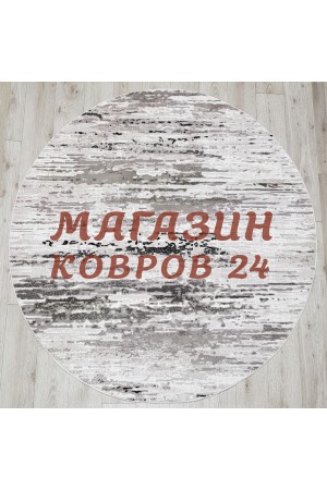 Турецкий ковер Sanat viscon 7902 Серый круг